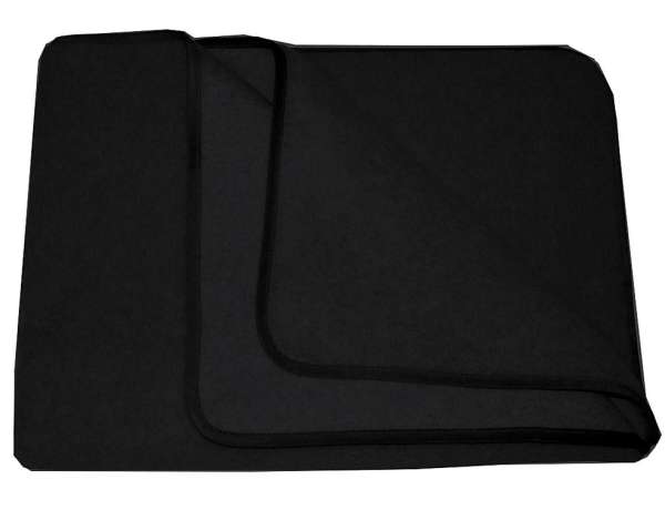 Katzendecke 100% Merinowolle Naturhaar schwarz100x80 cm